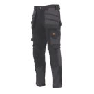 Site Brochman Stretch Holster Pocket Trousers Black/Grey 36" W 32" L