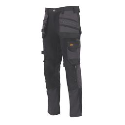 Site Brochman Stretch Holster Pocket Trousers Black/Grey 36" W 32" L