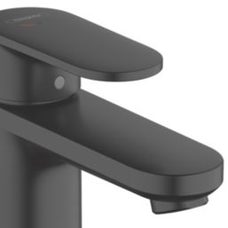 Hansgrohe Vernis Blend 100 Matt Black 143mm Cloakroom Lever Mono Basin Mixer Tap