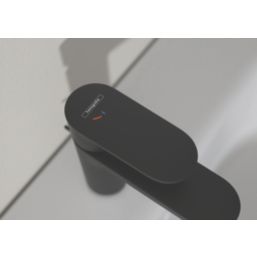 Hansgrohe Vernis Blend 100 Matt Black 143mm Cloakroom Lever Mono Basin Mixer Tap