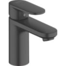 Hansgrohe Vernis Blend 100 Matt Black 143mm Cloakroom Lever Mono Basin Mixer Tap