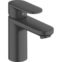 Hansgrohe Vernis Blend 100 Matt Black 143mm Cloakroom Lever Mono Basin Mixer Tap