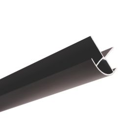 Multipanel Type B External Corner Matt Black 2450mm x 11mm
