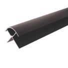 Multipanel Type B External Corner Matt Black 2450mm x 11mm