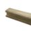 Forest Natural Timber Reeded Fence Posts 95mm x 95mm x 2.4m 4 Pack