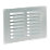 Map Vent Fixed Louvre Vent Silver 229mm x 152mm