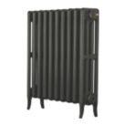 Arroll 660mm x 754mm 3193BTU Pewter Cast Iron 4 Column Radiator
