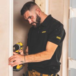 DEWALT Jackson Polo Shirt Black 2X Large 48" Chest