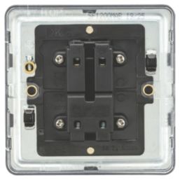 Knightsbridge  10AX 1-Gang Intermediate Switch Matt Black