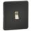 Knightsbridge  10AX 1-Gang Intermediate Switch Matt Black
