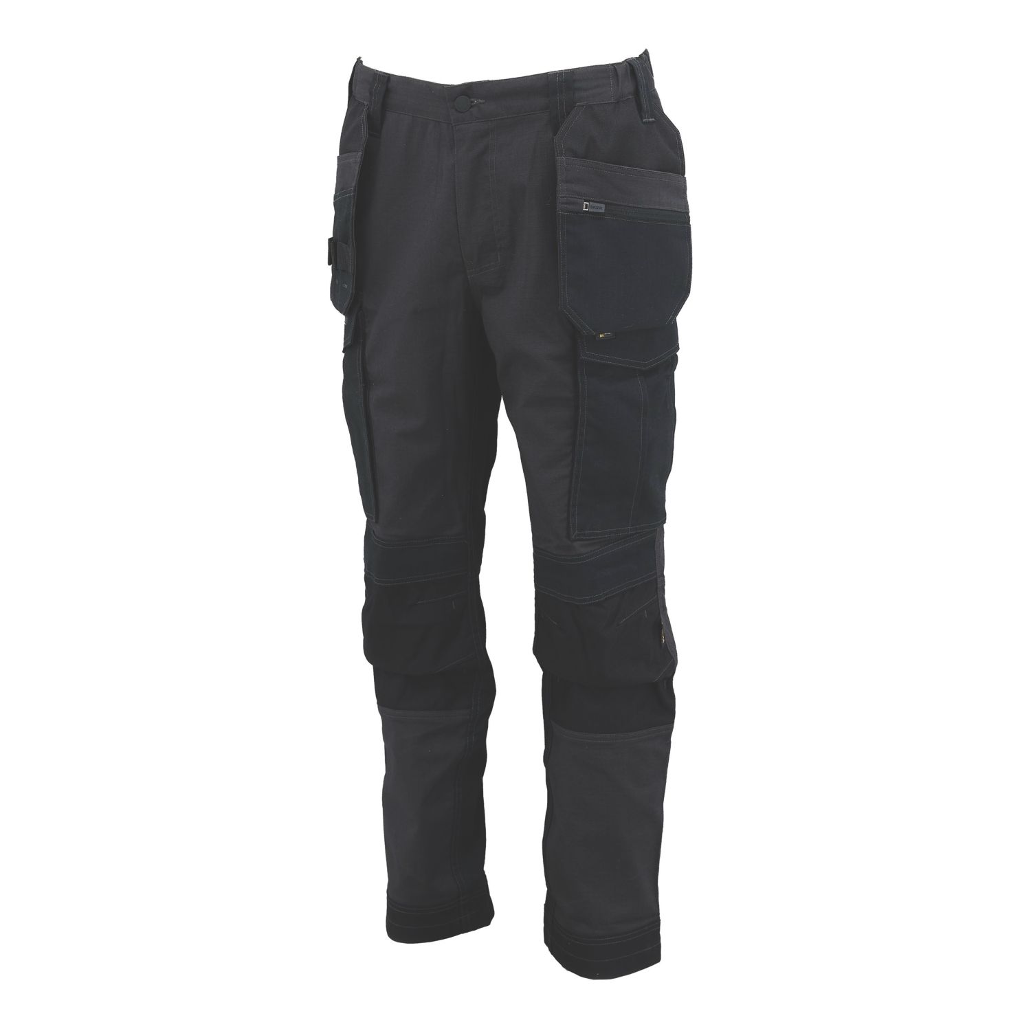 DEWALT Lubec Work Trousers Grey / Black 30" W 31" L (756AV)