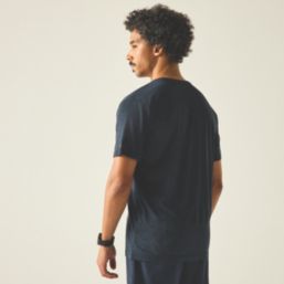 Regatta Fingal Edition Short Sleeve T-Shirt Navy Medium 40.9" Chest