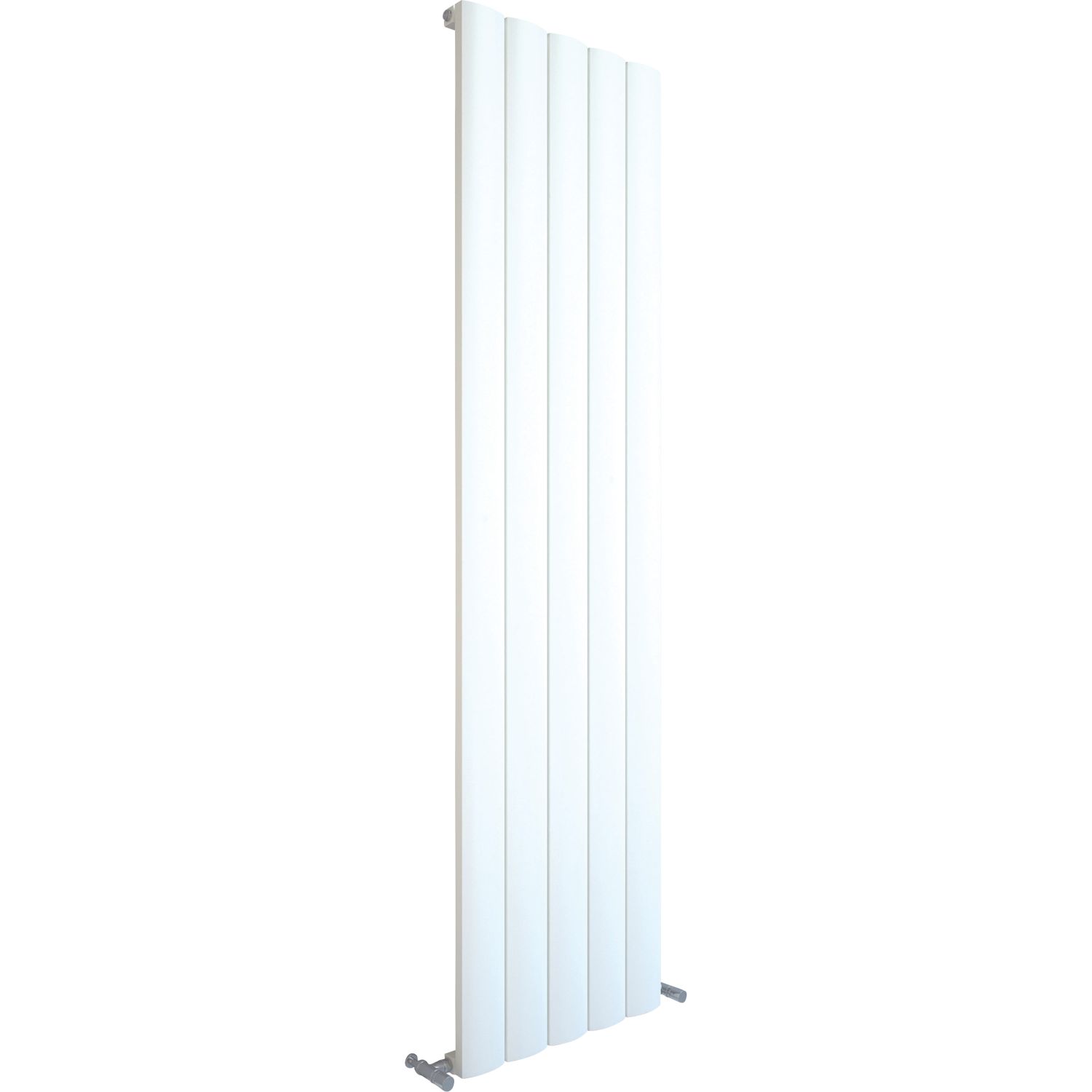 Kudox AluLite Arc 1800mm x 470mm 3994BTU White Vertical Designer Radiator (756FH)