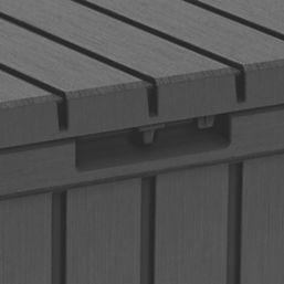 Keter Kentwood 350Ltr 4' x 2' (Nominal) Resin Garden Storage Box Graphite