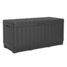 Keter Kentwood 350Ltr 4' x 2' (Nominal) Resin Garden Storage Box Graphite