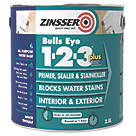 Zinsser Bulls Eye 1-2-3 Plus Primer White 2.5Ltr