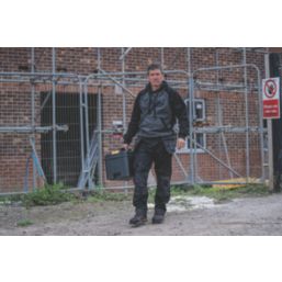 DEWALT Stratford Hooded Sweatshirt Black/Grey Medium 39-40" Chest