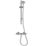 Croydex Metlex  Exposed Chrome Thermostatic Shower Set