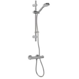Croydex Metlex  Exposed Chrome Thermostatic Shower Set
