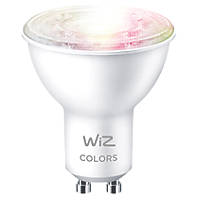 WiZ Wi-Fi & Bluetooth  GU10 RGB & White LED Smart Light Bulb 4.9W 345lm 2 Pack