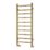 Reina 1200mm x 500mm 1170BTU Brass Flat Designer Towel Radiator