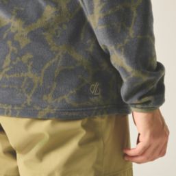 Dare 2B Printed Half Fleece Martini Olive Cracked 2X Large 46-48" Chest