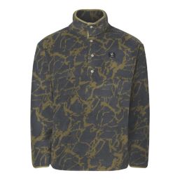 Dare 2B Printed Half Fleece Martini Olive Cracked 2X Large 46-48" Chest