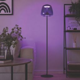 Eglo Alfero-Z LED Smart Floor Lamp Black 15.5W 2000lm