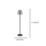 Eglo Alfero-Z LED Smart Floor Lamp Black 15.5W 2000lm