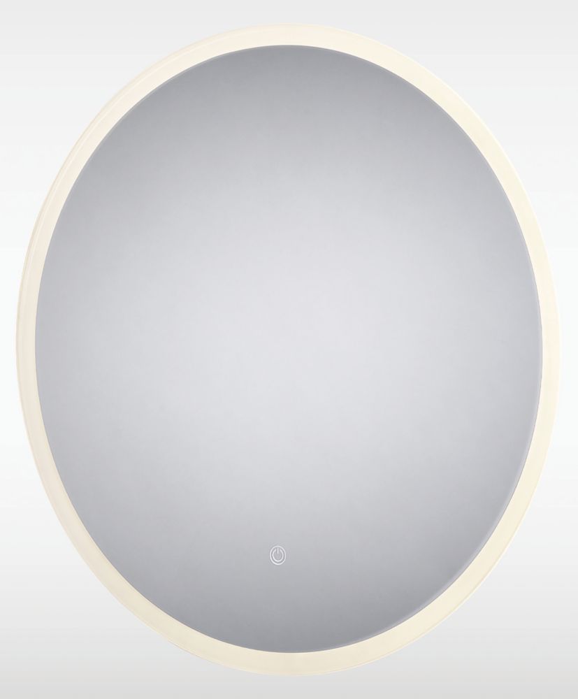 Sensio Como Round Illuminated CCT Bathroom Mirror With 1900lm LED Light