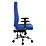 Nautilus Designs Babylon High Back Ergonomic Task Chair Blue