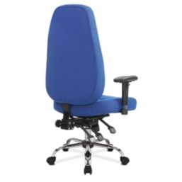 Nautilus Designs Babylon High Back Ergonomic Task Chair Blue