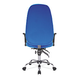 Nautilus Designs Babylon High Back Ergonomic Task Chair Blue