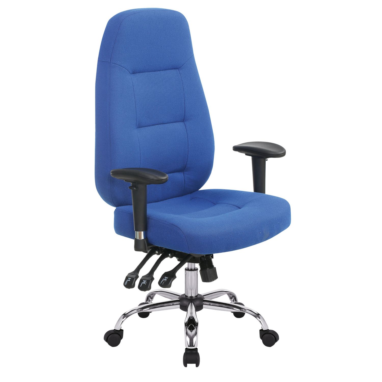 Nautilus Designs Babylon High Back Ergonomic Task Chair Blue (756PK)