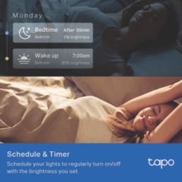 TP-Link Tapo E27 GLS RGB & White LED Smart Light Bulb 8.3W 806lm