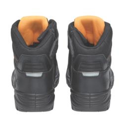 Site Prescott Size 10  Black Waterproof Steel Toe Cap Safety Boots