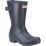 Hunter Original Short Size 9  Navy Non Safety Wellies