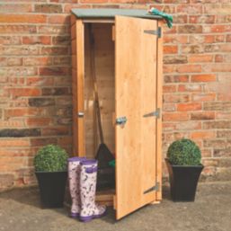 Shire  2' x 2' (Nominal) Pent Tongue & Groove Timber Tool Store