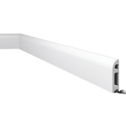 Rounded Skirting Board White 2.4m x 100mm x 20mm 6 Pack