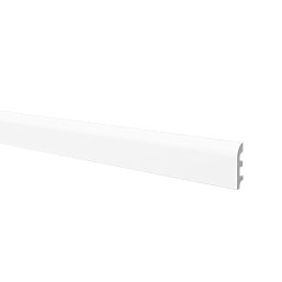 Rounded Skirting Board White 2.4m x 100mm x 20mm 6 Pack