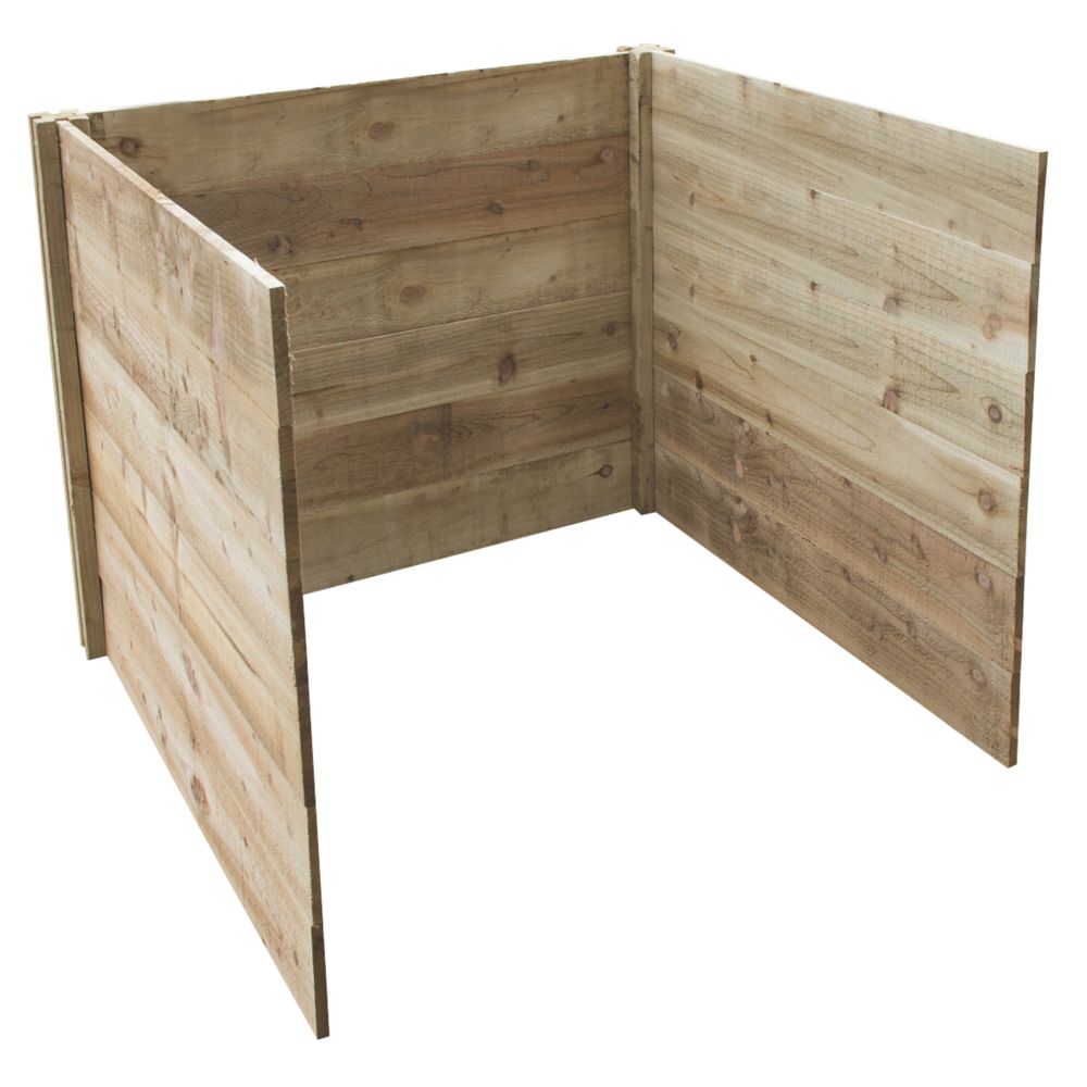 Forest Slot Down Compost Bin Extension 1030 x 970 x 1200mm 