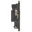 Knightsbridge  13A Unswitched Metal Clad Fused Spur & Flex Outlet  Black