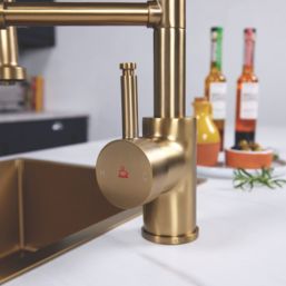 ETAL  Flexi Style 3-in-1 Instant Boiling Water Kitchen Tap Brushed Brass