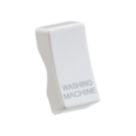 Knightsbridge 'WASHING MACHINE' Switch Cover White