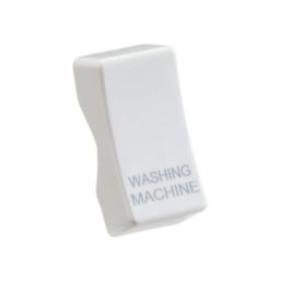 Knightsbridge 'WASHING MACHINE' Switch Cover White