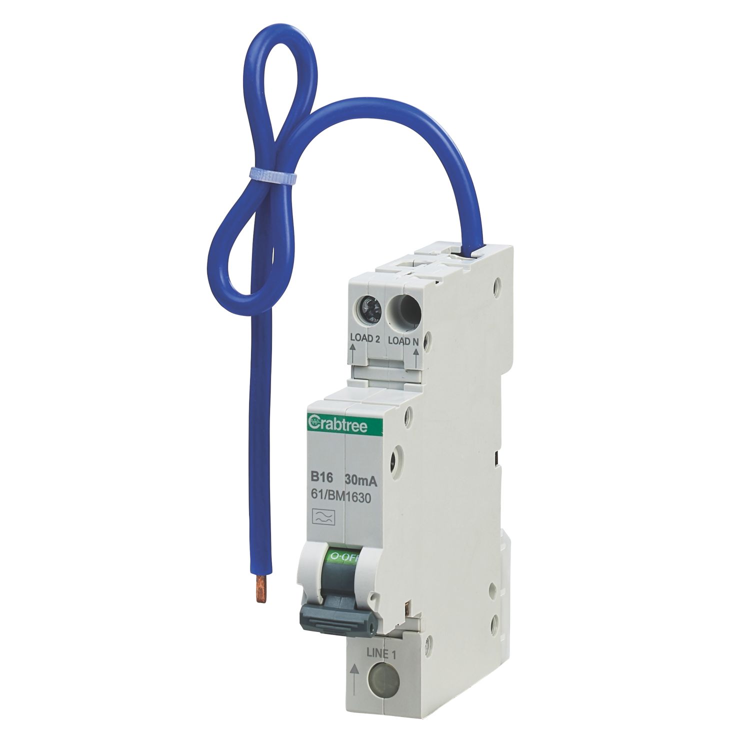 Crabtree Starbreaker 16A 30mA Type A SP & N B Curve Mini-RCBO (757HV)