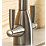 Streame by Abode Zermat Swan Dual-Lever Mono Mixer Brushed Nickel