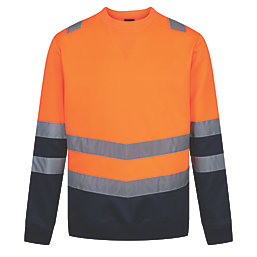 Regatta Pro Hi-Vis Sweatshirt Orange Small 41" Chest