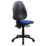 Nautilus Designs Java 300 Medium Back Task/Operator Chair No Arms Blue