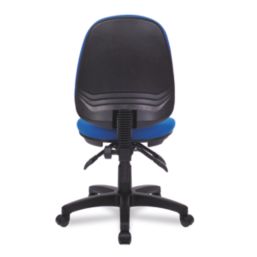 Nautilus Designs Java 300 Medium Back Task/Operator Chair No Arms Blue